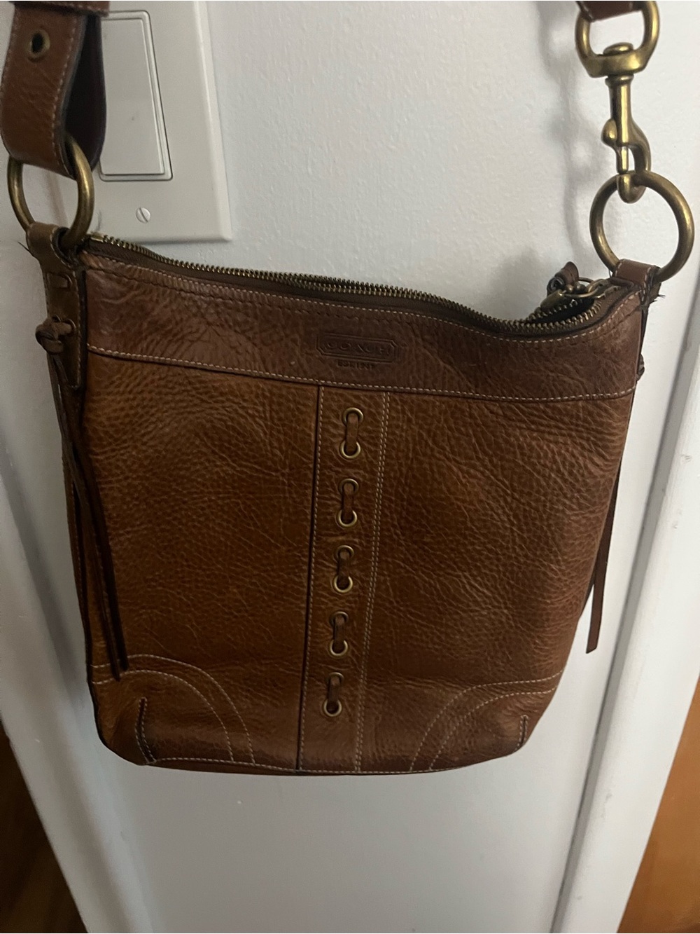 Coach Vintage Chelsea Brown Leather Bag
